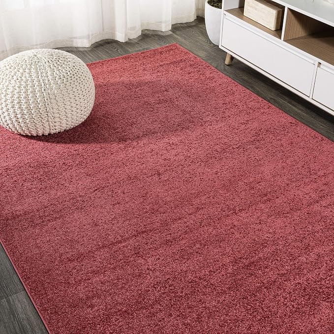 Eyely UES100E-5 Supersoft Haze Solid Low-Pile Indoor Area Rug - Image 5