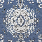 Home Dynamix Premium Sakarya Traditional Medallion Border Area Rug, Midnight - Image 7