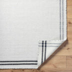 Mark&Day Wool Rugs, 6x9 Janmichael Cottage Light Silver/Black Area Rug - Image 4