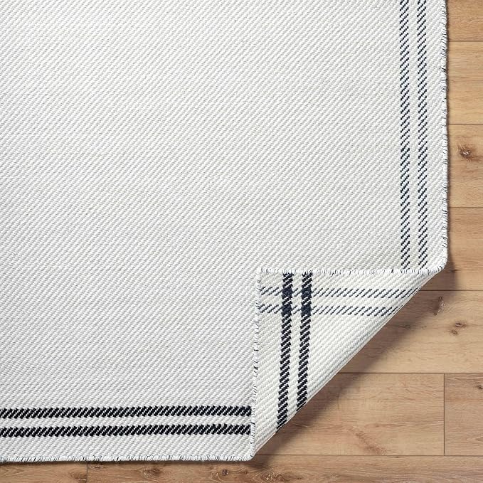 Mark&Day Wool Rugs, 9x12 Janmichael Cottage Light Silver/Black Area Rug - Image 4