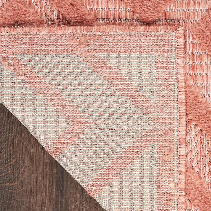 Nourison Home Versatile Coral Orange 5' x 7' Area Rug - Image 11