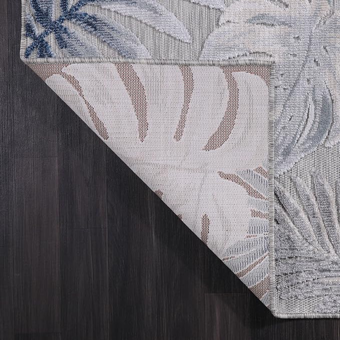 CAMILSON Runner Outdoor Rugs Oriental Retro Traditional Floral Medallion Area - Image 9