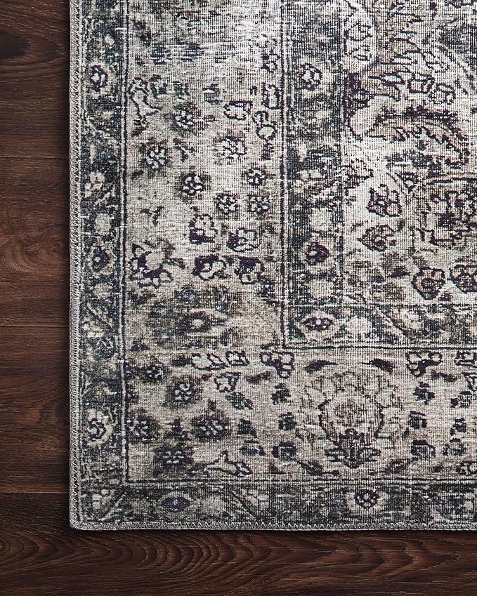 Loloi Layla Collection LAY-06 Taupe/Stone 2'-6" x 9'-6" .13" Thick Runner Rug - Image 9