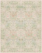 Washable 8x10 Rugs for Living Room, Light Green Oriental Rugs for Bedroom - Image 2