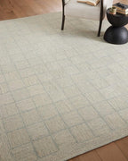 Loloi Chris Loves Julia Francis Collection FRA-03 Silver/Sky 2'-6" x 7'-6" - Image 4