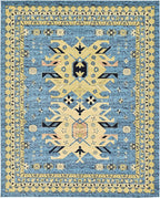Unique Loom Taftan Collection Border Geometric Tribal Inspired Design Area Rug - Image 11