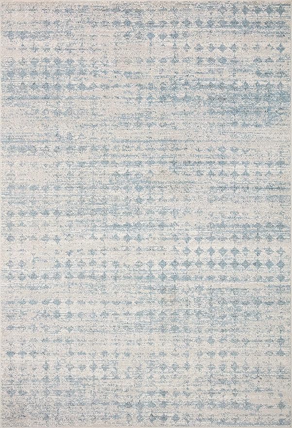 Loloi Kamala Collection KAM-04 Sky/Dove 9'-2" x 13' Area Rug - Image 2