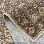HUGEAR 2x12 Runner Rug Machine Washable Brown Hallway Area Rug Indoor Accent - Image 8