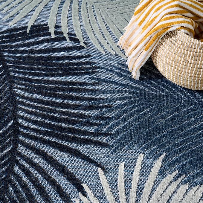 Nourison Home Suncoast Denim 4' x 6' Area Rug - Image 4