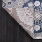 CAMILSON Runner Outdoor Rugs Oriental Retro Traditional Floral Medallion Area - Image 6