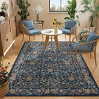DUKINO 4x6 Rugs for Living Room, Lightweight Non Slip Washable Rug - Image 6