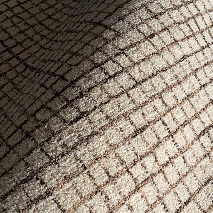 Rugs USA Melrose Cream, Wool & Cotton, Soft and Cozy, High Traffic, Stain - Image 8