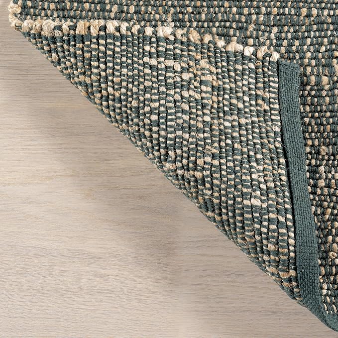 Nuloom Elfriede Handmade, Jute & Cotton, Textured and Earthy, High Traffic - Image 5