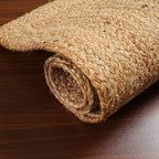 Savi Home Hand Woven Jute Braided Rug, Reversible Boho Entry Area Rugs - Image 5