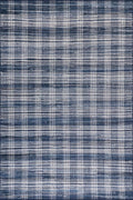 Dash & Albert Denim Plaid Blue Machine Washable Rug, 8.5 X 11.5 Feet by DashAlbert