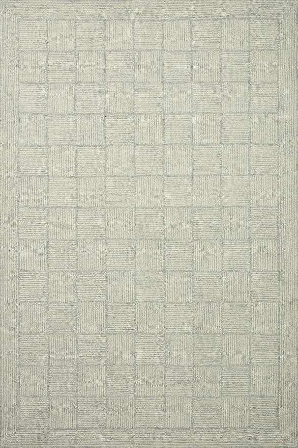 Loloi Chris Loves Julia Francis Collection FRA-03 Silver/Sky 2'-6" x 9'-9" - Image 2