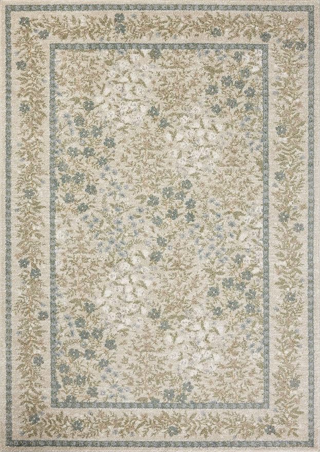 Loloi Rifle Paper Co. Laurel Collection LAU-03 Ivory/Multi 2'-8" x 8' Runner Rug - Image 3