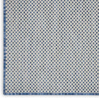 Nourison Home Courtyard Ivory Blue 9' x 12' Area Rug - Image 8