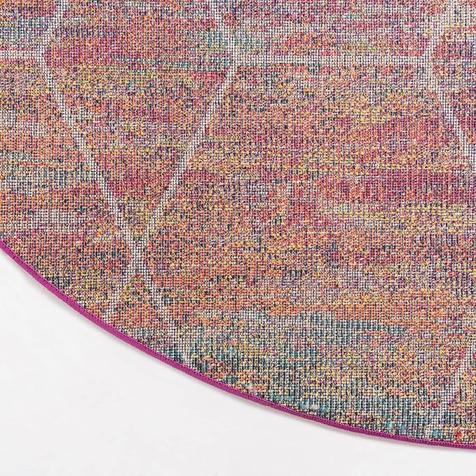 Unique Loom Trellis Frieze Collection Area Rug - Image 6