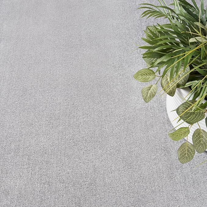 Nourison Home Nourison Essentials Silver Grey 6' x 9' Oval Area Rug - Image 6