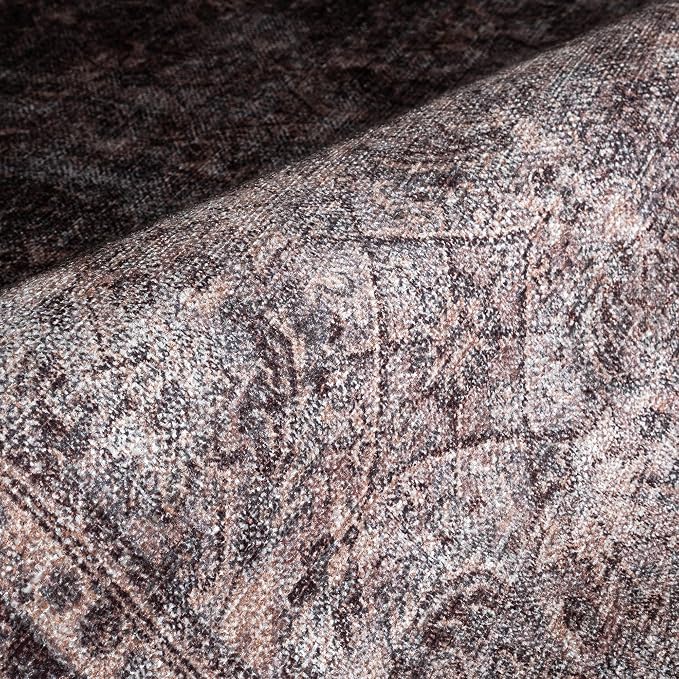 Turkish Rug. Washable Vintage Oriental Antique Inspired Traditional Doormat - Image 7