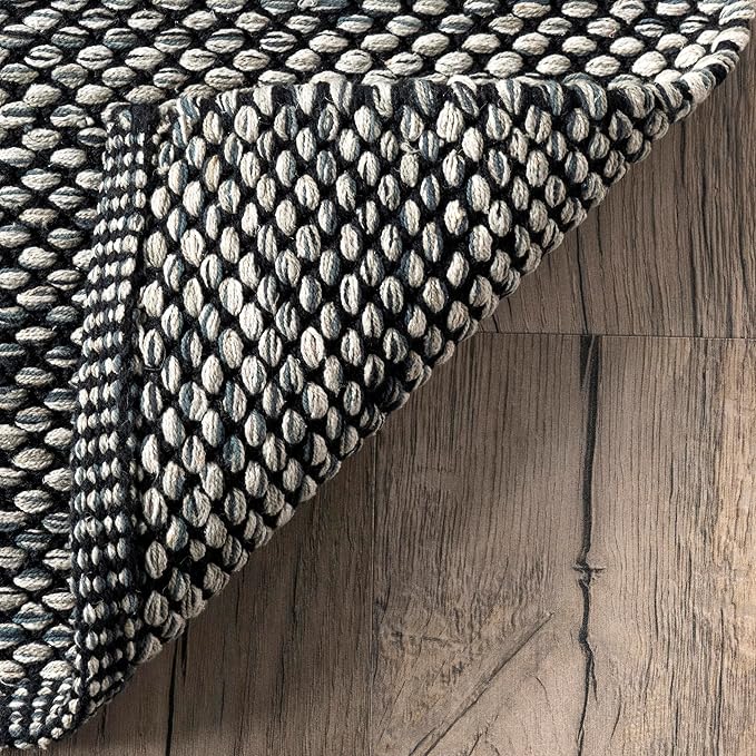 nuLOOM Alessi Solid Farmhouse Cotton Area Rug - Image 7