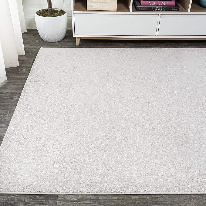 Eyely UES100D-9 Supersoft Haze Solid Low-Pile Indoor Area Rug - Image 4