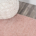 JONATHAN Y Haze Solid Low-Pile Pink Indoor Area Rug 12x15, Minimalist, - Image 7