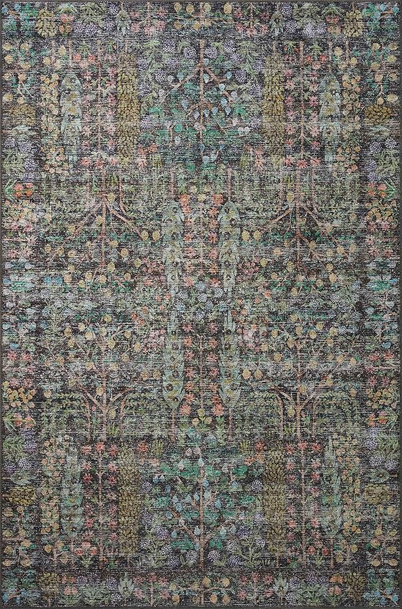 Loloi Rifle Paper Co. Maison Collection MAO-07 Charcoal 2'-6" x 9'-6", .19" - Image 3