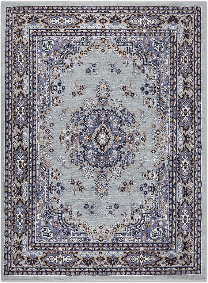 Home Dynamix Premium Sakarya Traditional Medallion Border Area Rug - Image 4