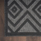 Nourison Home Versatile Charcoal Black 4' x 6' Area Rug - Image 7