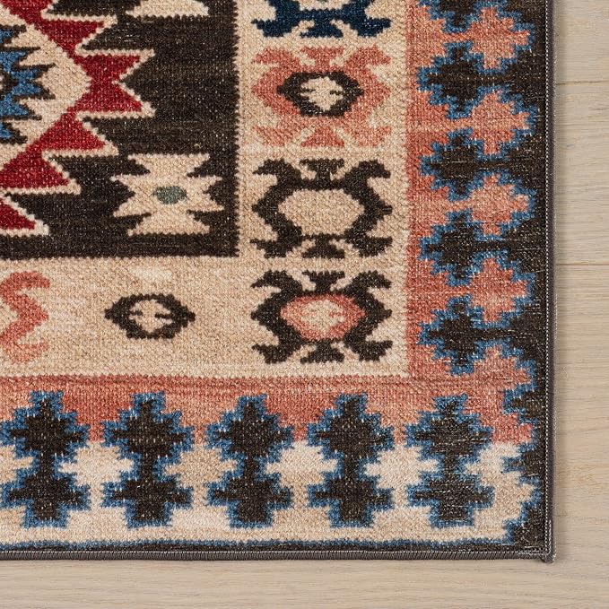 Dash & Albert Balsam Kilim Multi Machine Washable Rug, 9.5 X 13.5 Feet - Image 7