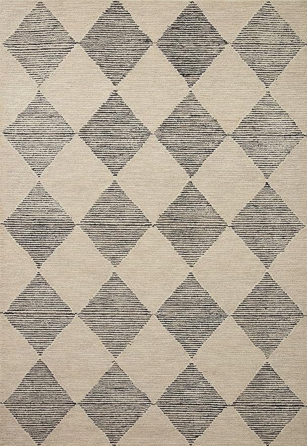 Loloi Chris Loves Julia Francis Collection FRA-01 Beige/Charcoal 2'-3" x 3'-9" - Image 5