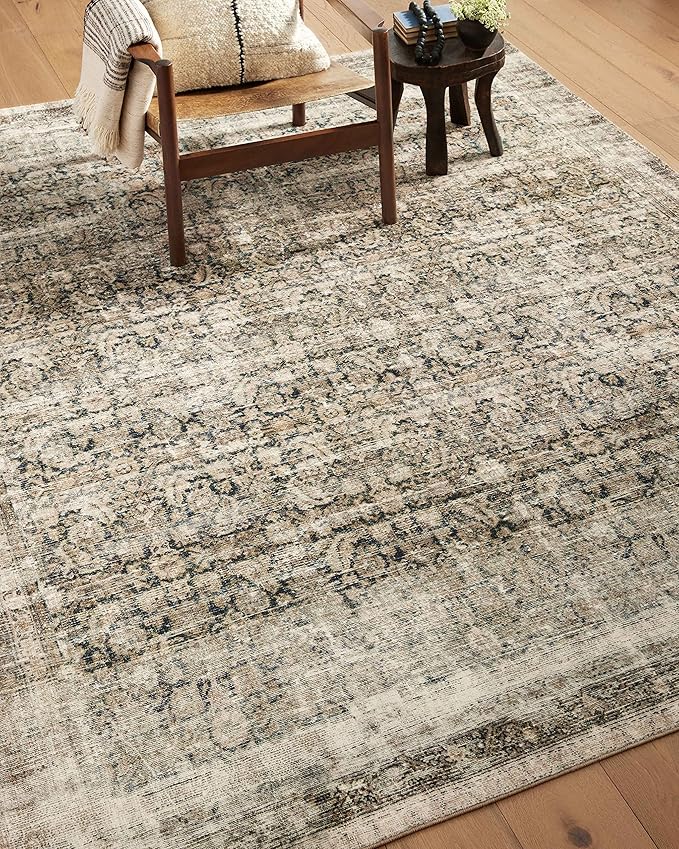 Loloi Amber Lewis Morgan Collection MOG-02 Navy/Sand 5'-0" x 7'-0" 38" Thick - Image 6