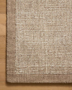 Loloi Magnolia Home by Joanna Gaines Henley Collection HNY-01 Ivory/Brown 2'-6" - Image 6