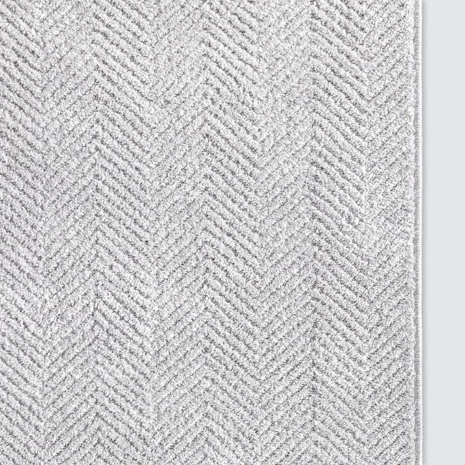 Well Woven Custom Size Hallway & Stair Runner- Harlow Pompeii Light Grey 31 - Image 2