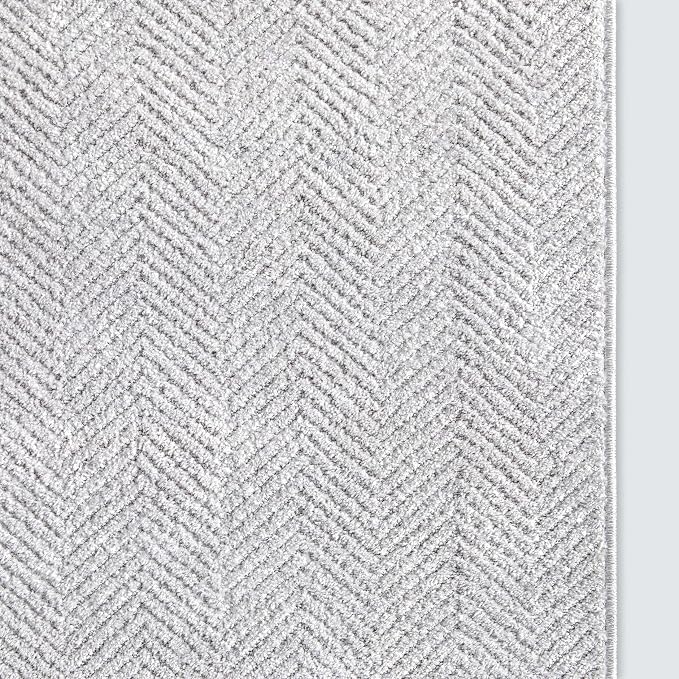 Well Woven Custom Size Hallway & Stair Runner- Harlow Pompeii Light Grey 31 - Image 2