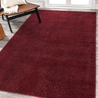 JONATHAN Y Haze Solid Low-Pile Dark Red Indoor Area Rug 3x5, Minimalist - Image 12