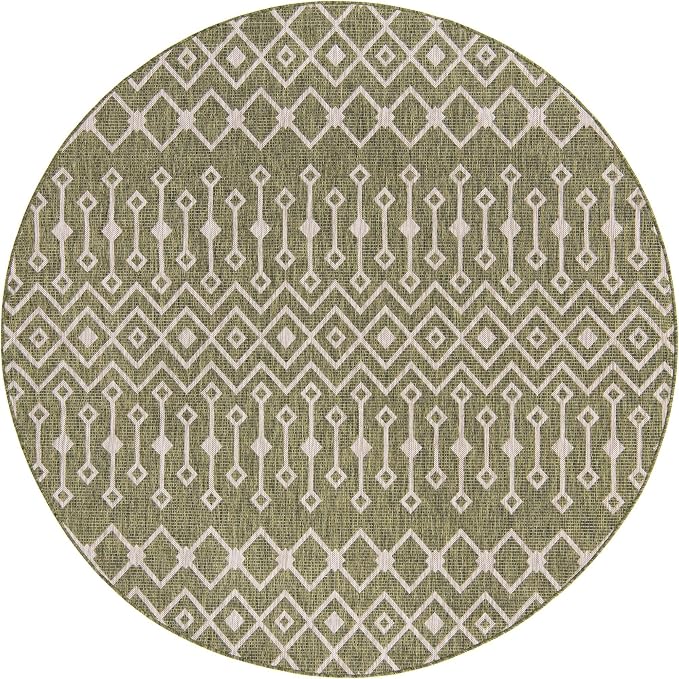 Unique Loom Outdoor Trellis Collection Area Rug - Image 3