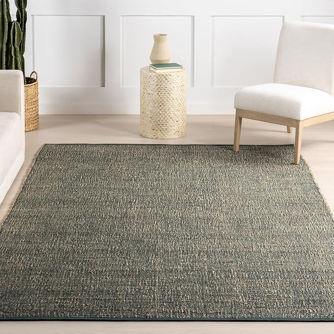 Nuloom Elfriede Handmade, Jute & Cotton, Textured and Earthy, High Traffic - Image 9