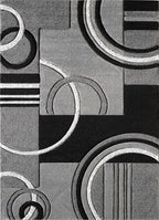 GLORY RUGS Area Rug Modern 5x7 Grey Soft Hand Carved Contemporary Floor Carpet - Image 2
