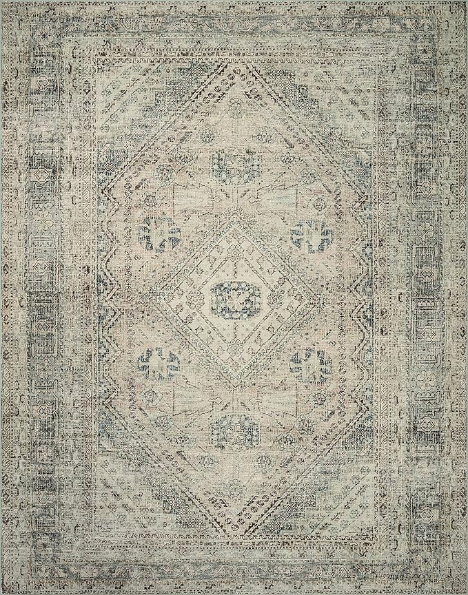 Loloi Magnolia Home by Joanna Gaines Sinclair Collection SIN-04 Natural/Sage - Image 5