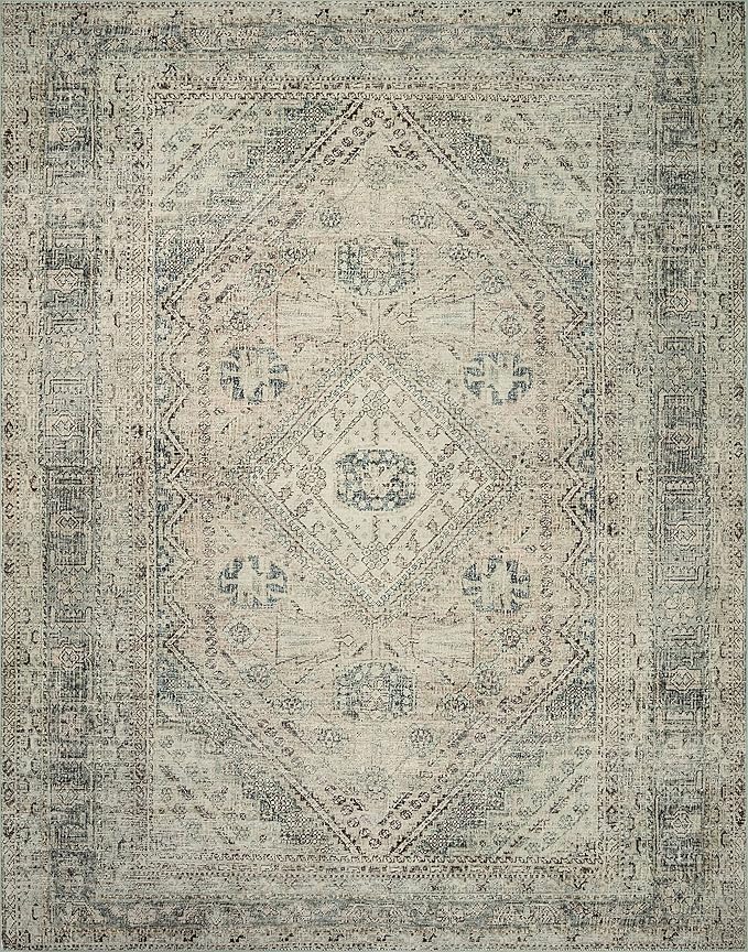 Loloi Magnolia Home by Joanna Gaines Sinclair Collection SIN-04 Natural/Sage - Image 5