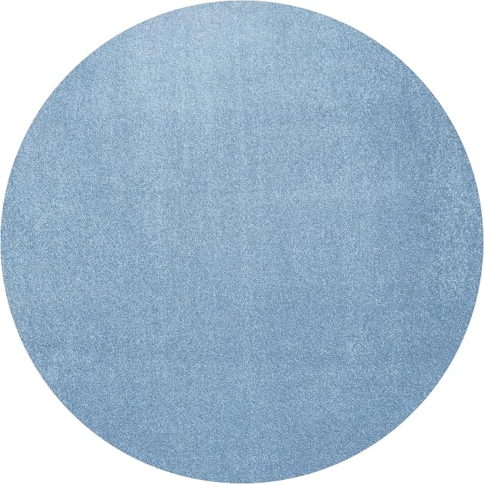 Eyely UES100F-6R Supersoft Haze Solid Low-Pile Indoor Area Rug, Minimalist - Image 3