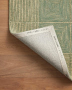 Loloi Chris Loves Julia Francis Collection FRA-02 Green/Natural 5'-0" x 7'-6" - Image 9