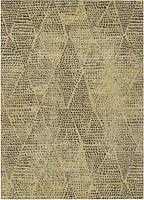 Addison Rugs Chantille ACN591 Gold 5' x 7'6" Indoor Outdoor Area Rug, Easy Clean by AddisonRugs