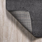 JONATHAN Y Haze Solid Low-Pile Black 6' Round Indoor Area Rug, Minimalist - Image 4