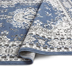 Home Dynamix Premium Sakarya Traditional Medallion Border Area Rug, Midnight - Image 5