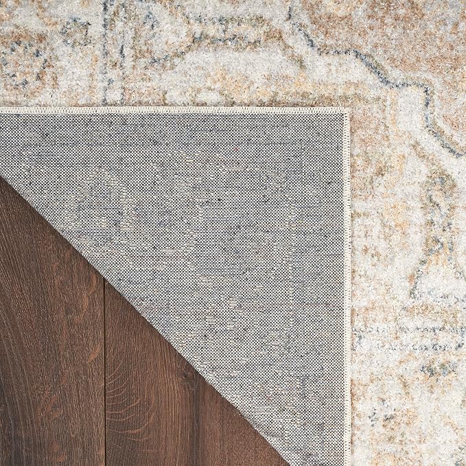 Nourison Home Astra Machine Washable Beige 2'2" x 10' Area Rug - Image 9