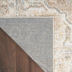 Nourison Home Astra Machine Washable Beige 2'2" x 10' Area Rug - Image 9